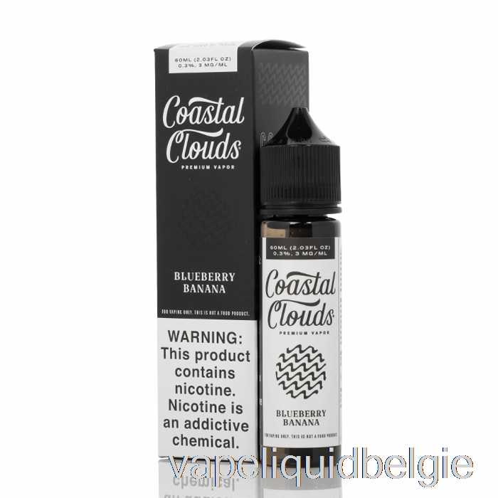 Vape België Bosbes Banaan - Kustwolken Co. - 60 Ml 0 Mg